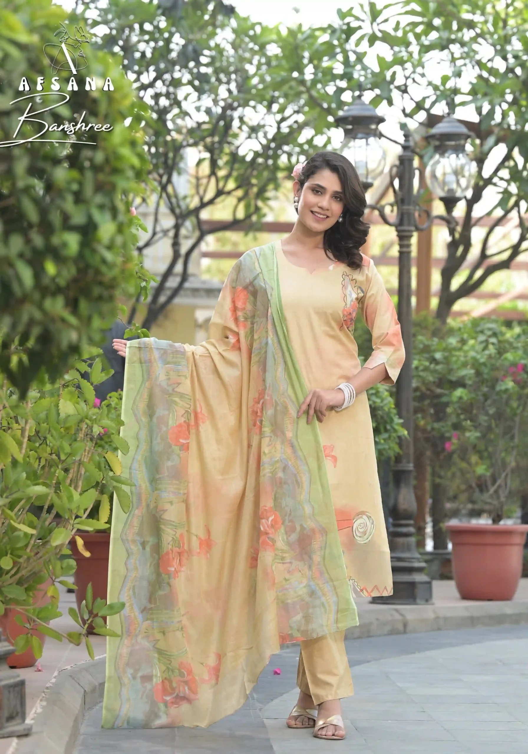 Afsana Banshree Camrik Cotton Wholesale Readymade Salwar Suit Catalog — Wholesale Salwar Suits, Shree Fabs wholesale from Surat - Gallery Image 3